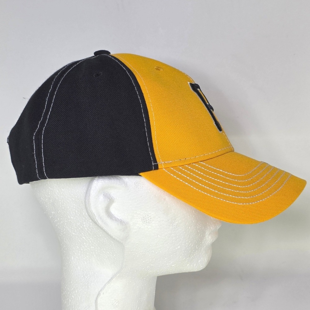 Fan Favorite Pittsburgh Pirates MLB Hat Yellow Black Adjustable Baseball Cap - Picture 7 of 15